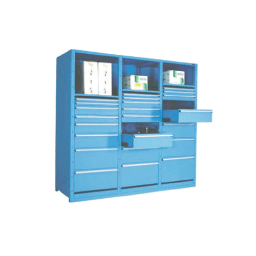 S-3 Bay Wall Storage Cabinet - Color: Blue