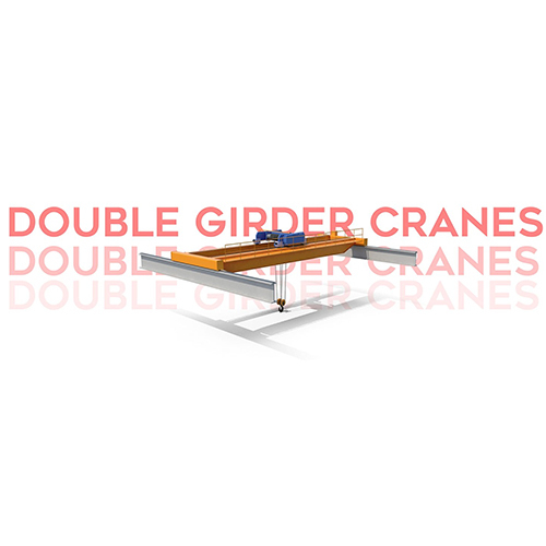 Double Girder Eot Cranes - 40 Ton Lifting Capacity, 30m Span, Bright Yellow Finish | Electric Powered, Semi-automatic With Emergency Stop