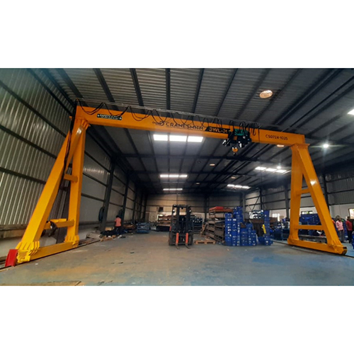 Industrial Gantry Cranes - Color: Yellow Paint Coated