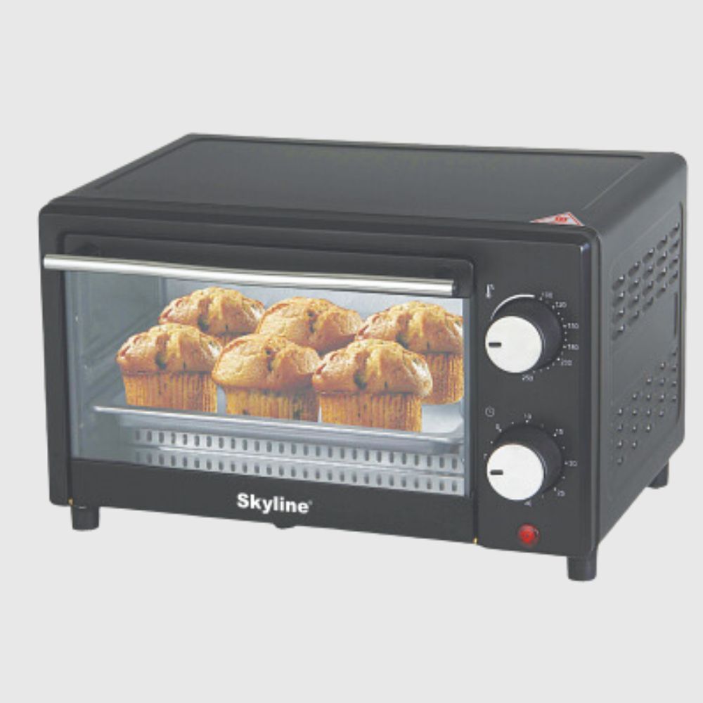 Skyline 12L Toaster Oven | 1000W Compact Baking & Grilling Solution