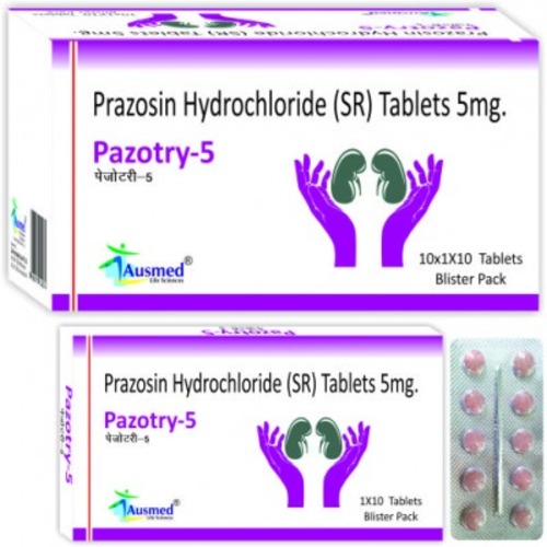 Prazosin Hydrochloride Ip  5 Mg - Dosage Form: Tablet