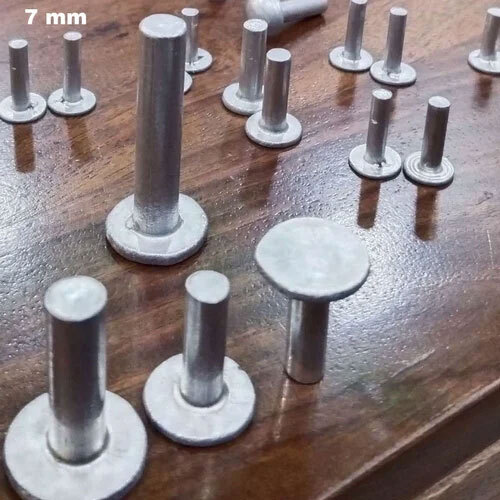 7 Mm Aluminium Rivets - Color: Grey