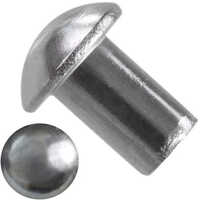 Round Head Rivet - Color: Silver