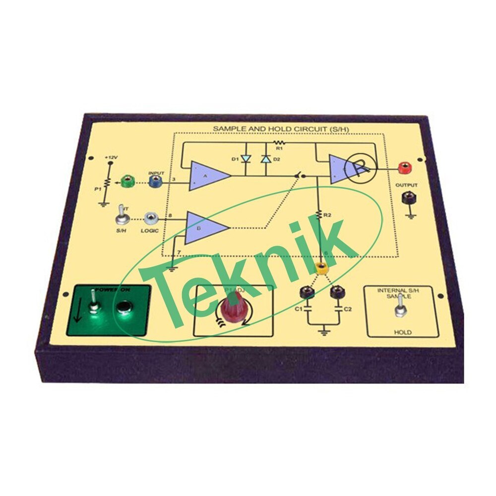 Sample & Hold Circuit Using Op-amp - Elegant Metal Cabinet, Stand-alone Unit, Voltage To Frequency Converter, Intelligent Circuit Layout, Test Points Included