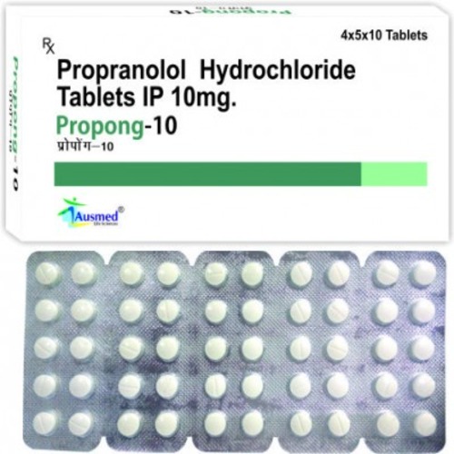 Propranolol Hydrochloride IP 10 mg