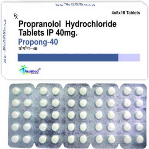 Propranolol Hydrochloride IP 40 mg