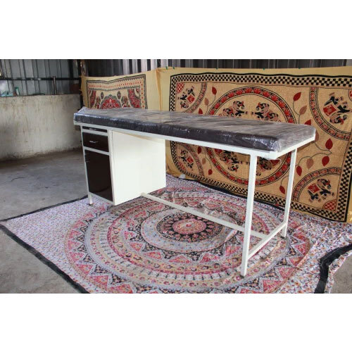 Half Examination Table - Color: White