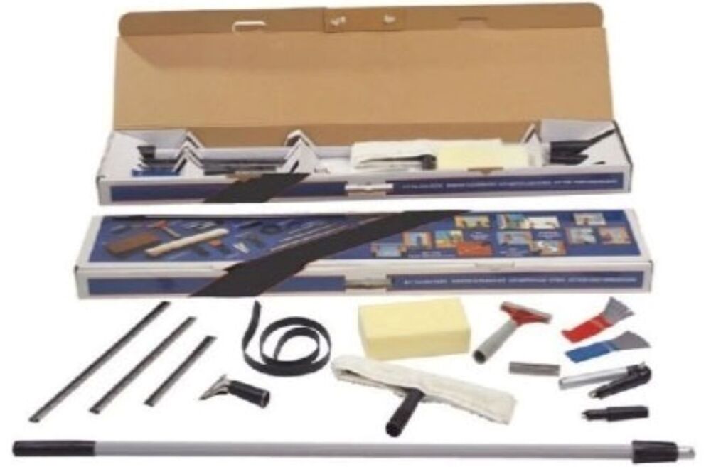 Glass Cleaning Kit - 500grm Durable Box | Direct Application, Original Color, Efficient Window Cleaning Solution