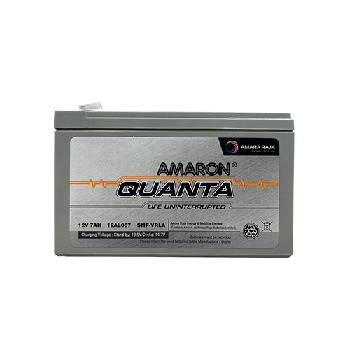 7Ah 12 Volt Smf Battery - Sealed Type: Standard