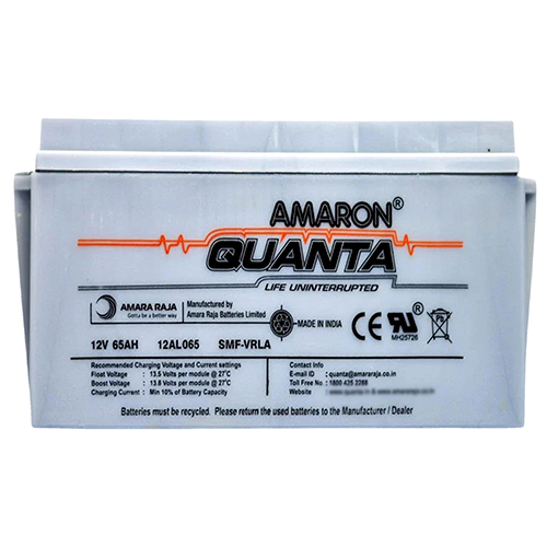 65Ah 12 Volt Smf Battery - Sealed Type: Standard