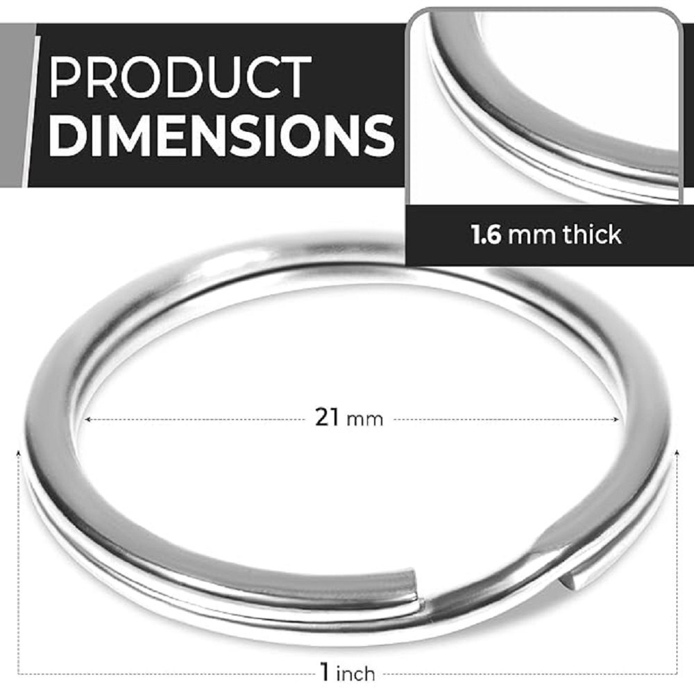 Flat Keychain Ring