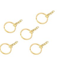 Golden Keychain Ring