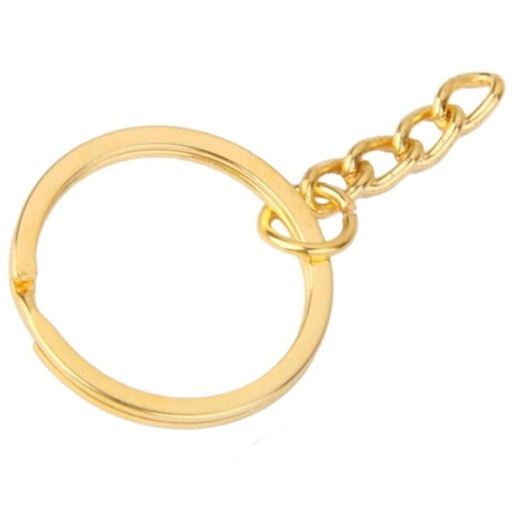 Golden Keychain Ring
