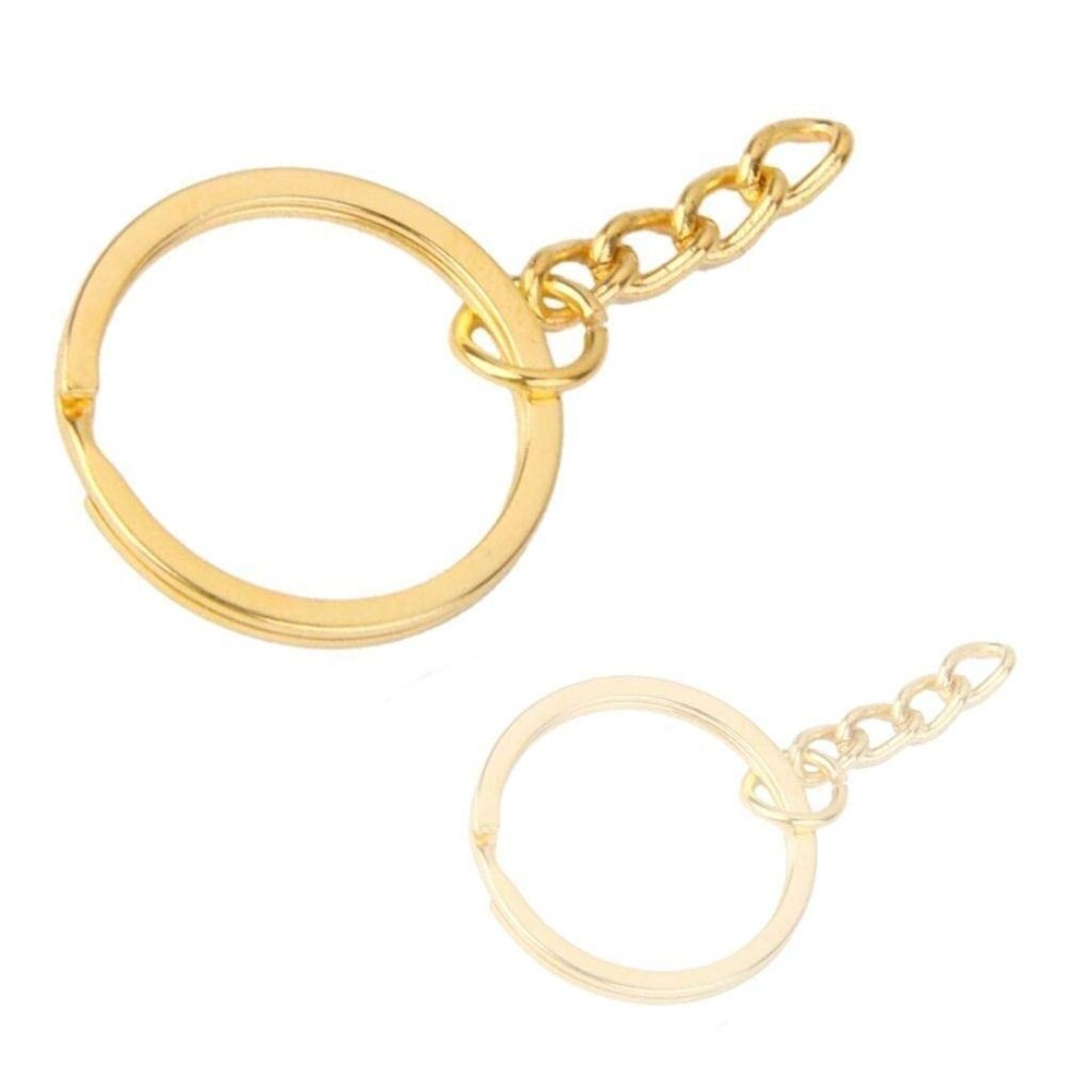 Golden Keychain Ring