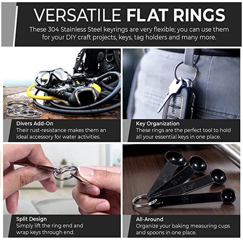 Keychain Ring - Material: Stainless Steel