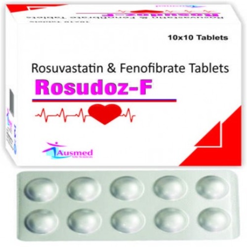Rosuvastatin Calcium IP Eq. to Rosuvastatin 10 mg Fenofibrate IP 160 mg
