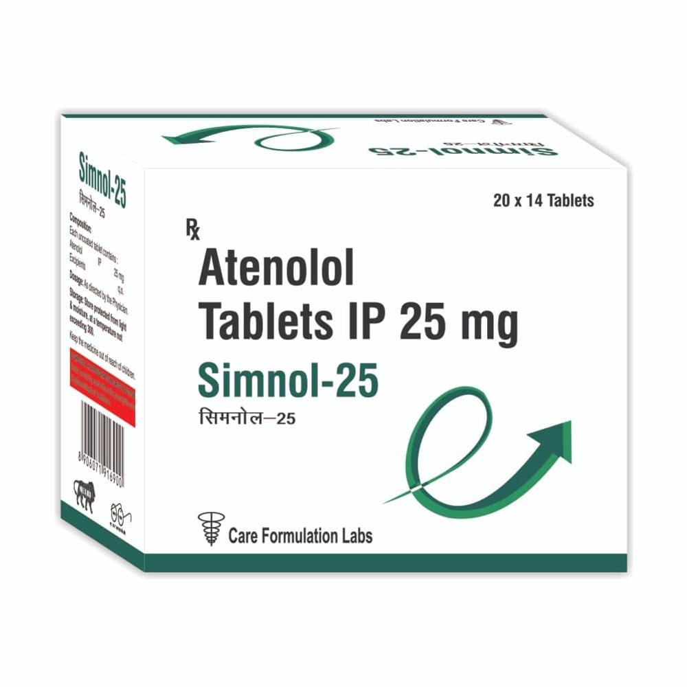 Atenolol IP 25 mg