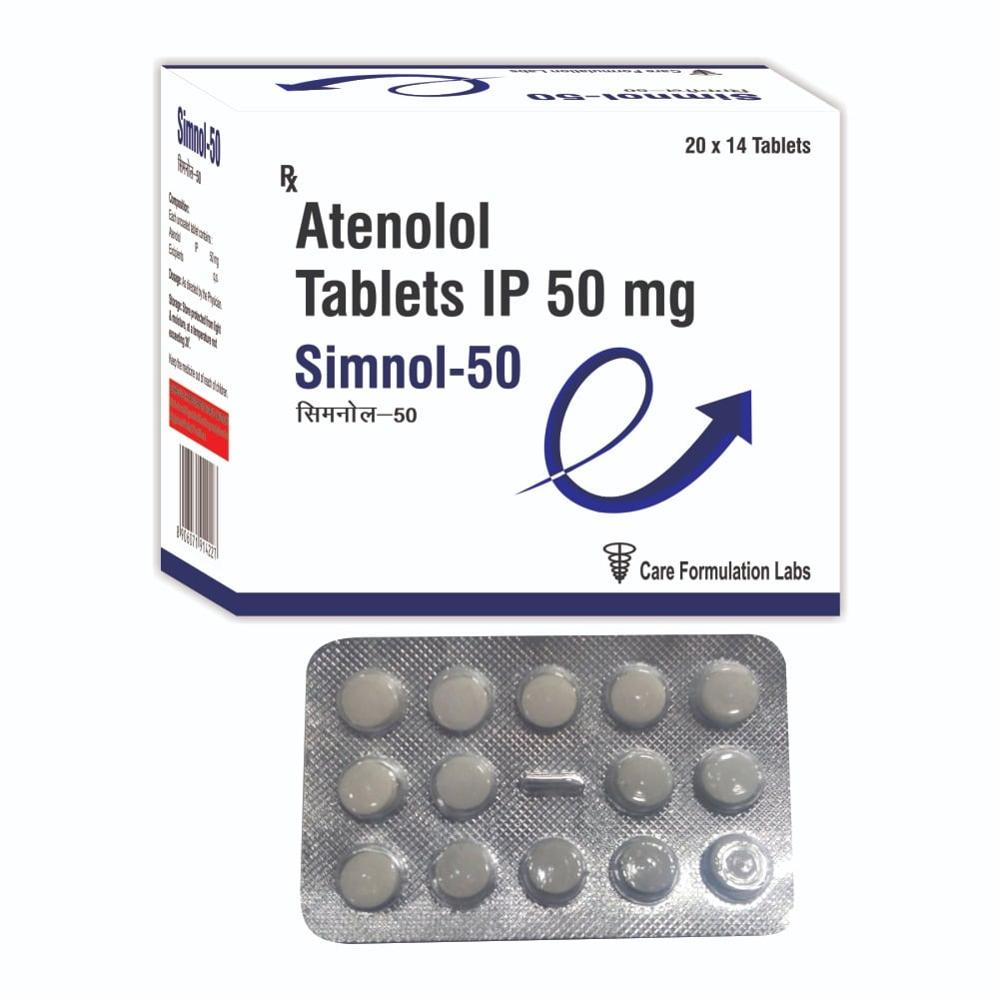 Atenolol IP 50 mg