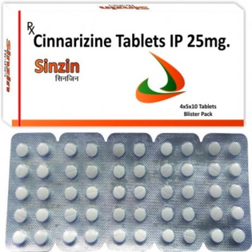 Cinnarizine Ip 25 Mg - Drug Type: General Medicines