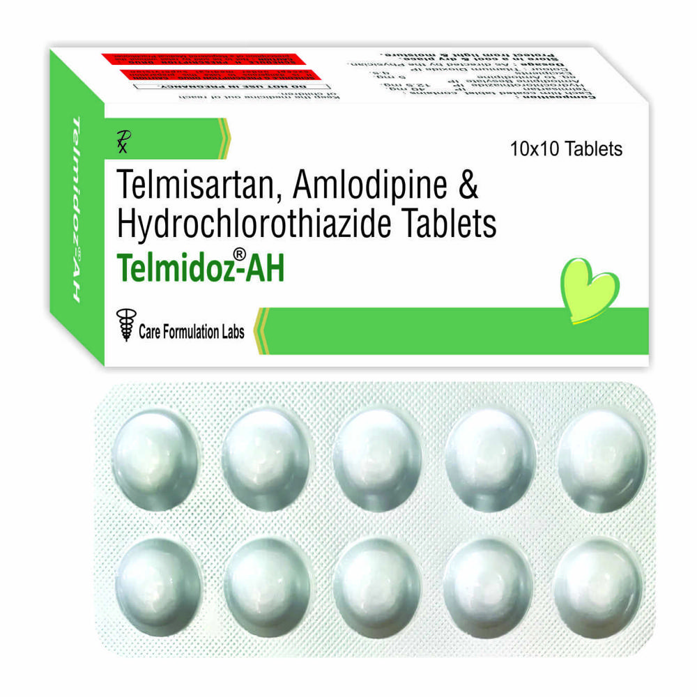 Telmisartan IP 40 mg Hydrochlorothiazide IP 12.5 mg Amlodipine Besylate IP  5 mg