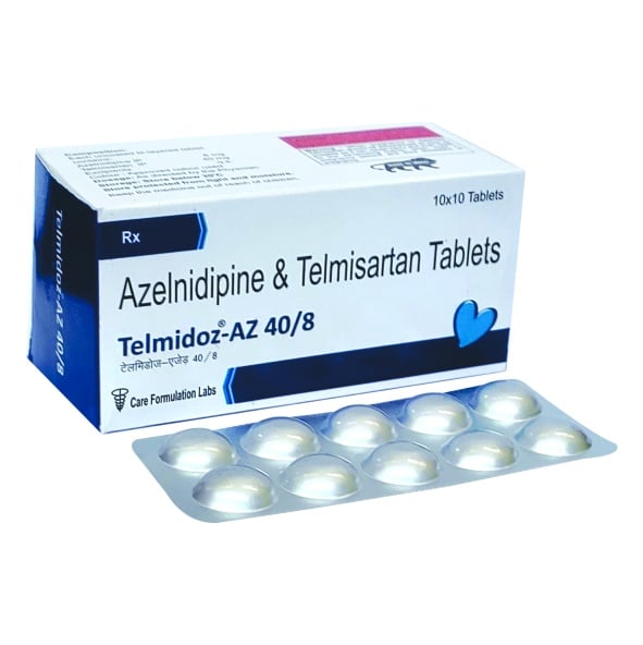 Azelnidipine Ip 8 Mg Telmisartan Ip 40mg, - Dosage Form: Tablet