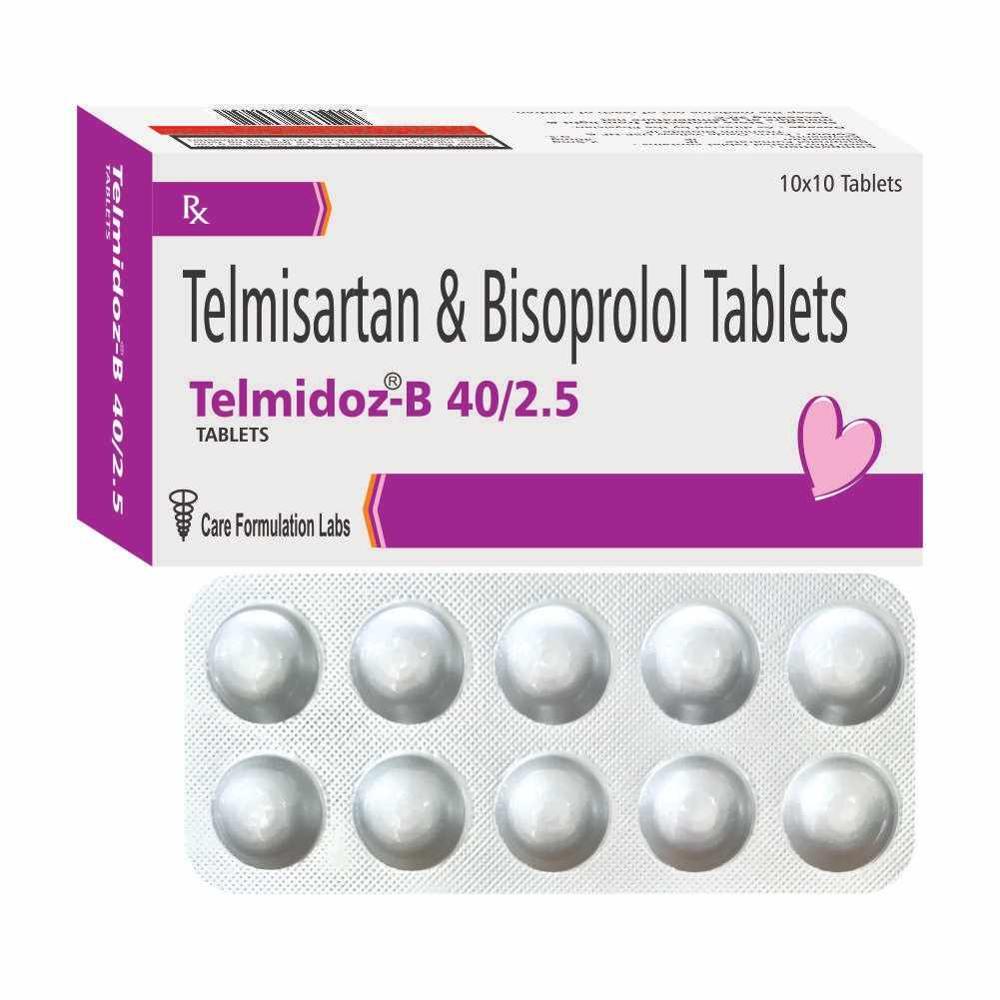 Telmisartan 40Mg +Bisoprolol 2.5Mg. - Dosage Form: Tablet