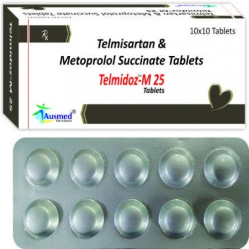 Telmisartan IP 40 mg (In Immediate Release Form) Metoprolol Succinate IP 23.75 mg Eq. to Metoprolol Tartrate 25 mg (In Extended Release Form)