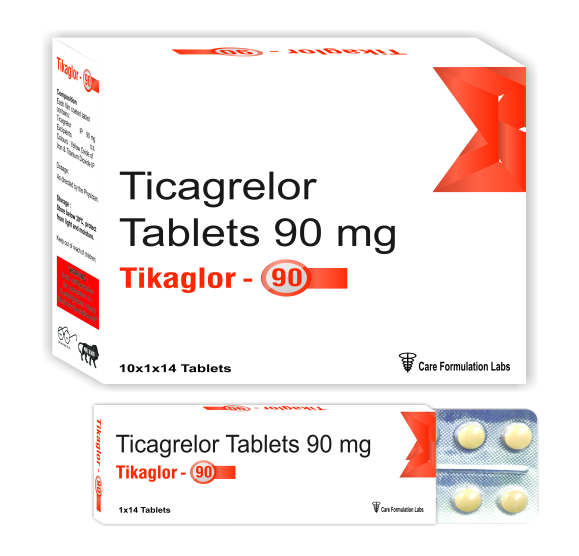 Ticagrelor IP 90 mg