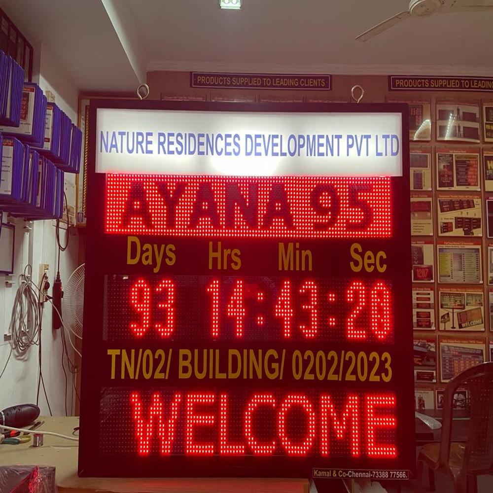 Led Industrial Counter Down Timer Display Board