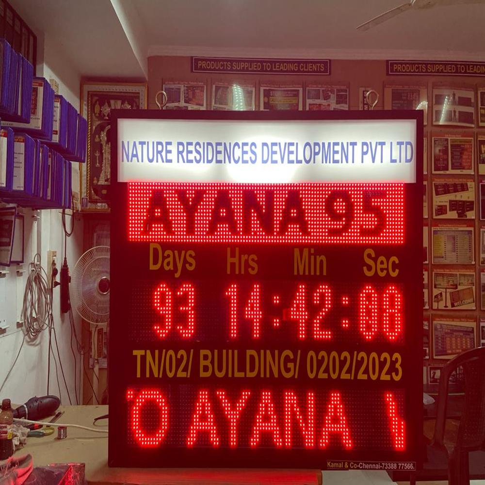 Led Industrial Counter Down Timer Display Board - Led Type: Dot Matrix