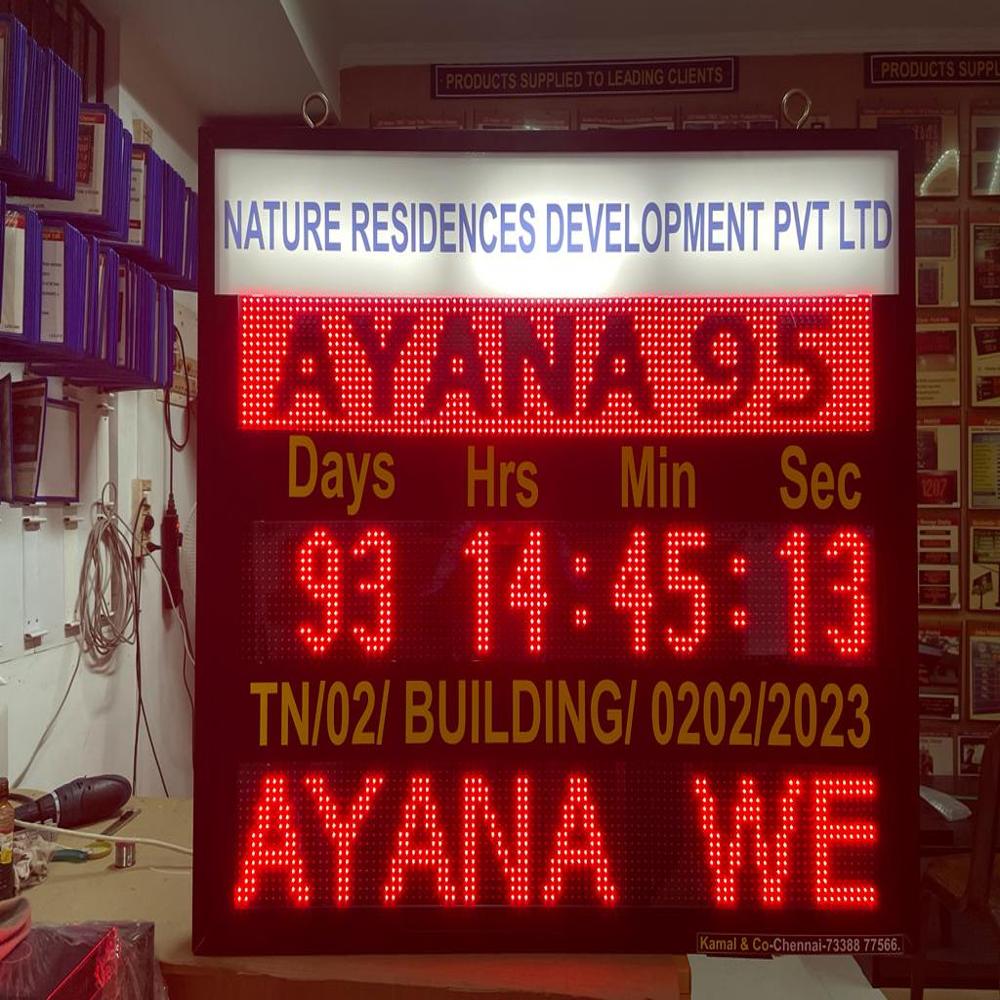 Led Industrial Counter Down Timer Display Board - Led Type: Dot Matrix