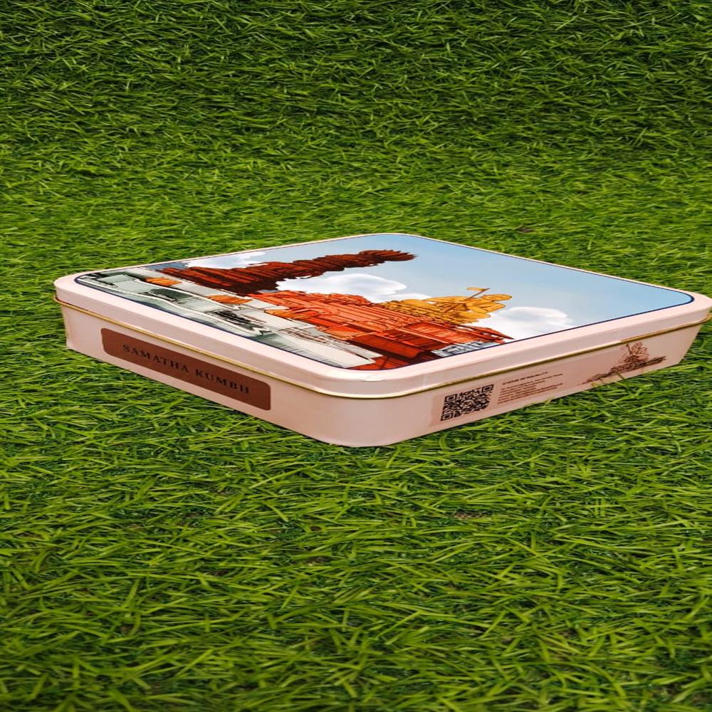 Temple Prasad Tin, Temple Prasadam Tin - Capacity: 500Gm Kg