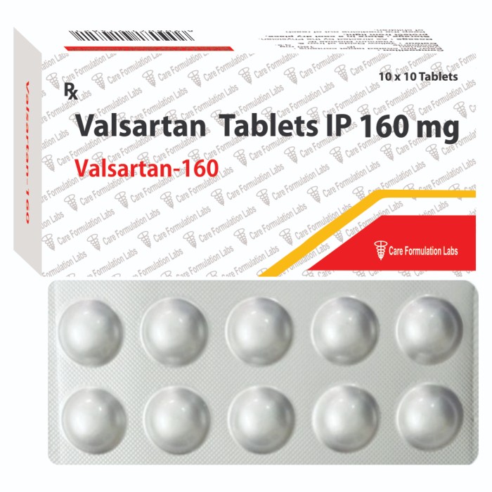 Valsartan IP 160mg