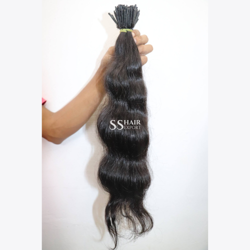 Nano Ring Bead Hair Extensions 24in | 100 strands Human Hair Cold Fusion Salon Isntall