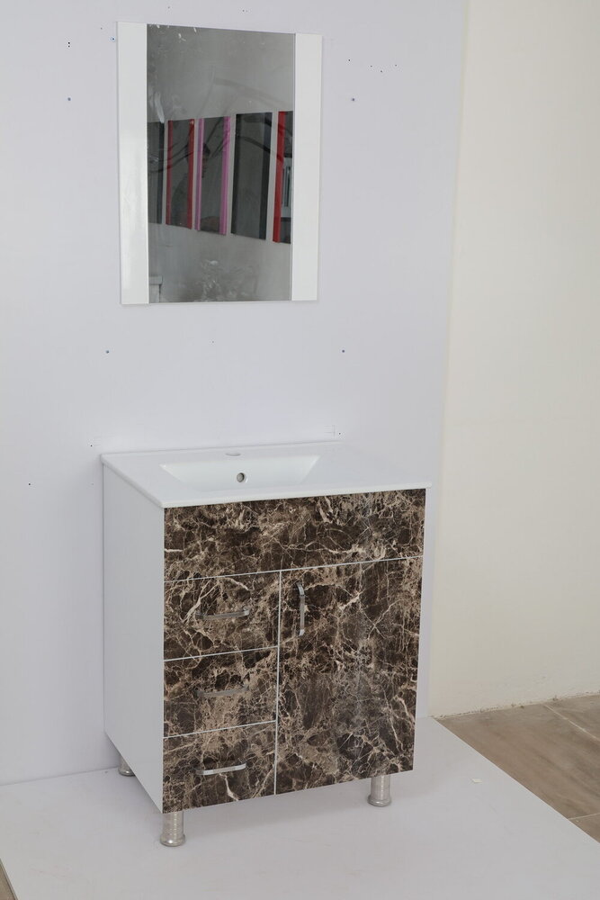 Ab - 425 Bathroom Vanity - Color: Laminet & White