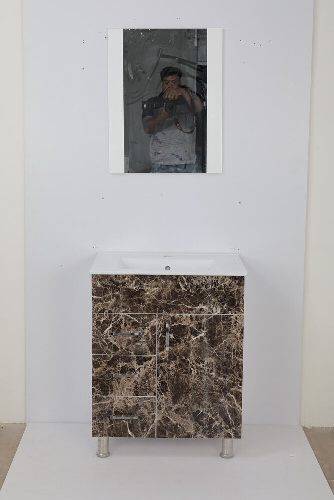 Ab - 425 Bathroom Vanity - Color: Laminet & White