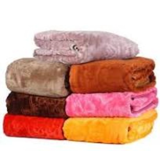 Normal Plain Mink Blankets - 100% Polyester, 220x250 Cm, Assorted Plain Colors | Woven, Fleece Fabric, Lightweight 1.5 To 8kg, Suitable For Adults, Babies, Children, Ideal For Home, Hotel, Military, Hospital