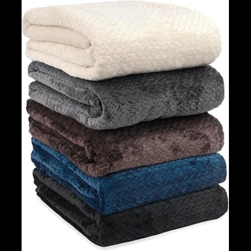 Normal Plain Mink Blankets - 100% Polyester, 220x250 Cm, Assorted Plain Colors | Woven, Fleece Fabric, Lightweight 1.5 To 8kg, Suitable For Adults, Babies, Children, Ideal For Home, Hotel, Military, Hospital