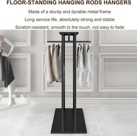 Clothing Store Garment Rack Clothing Rack, Floor-Standing Hanging Rods Hangers Clothes Shelves