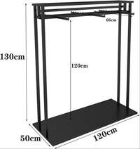 Clothing Store Garment Rack Clothing Rack, Floor-Standing Hanging Rods Hangers Clothes Shelves