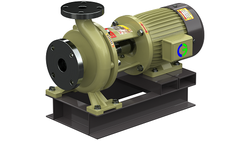 Industrial Cs Monoblock Backpullout Pumps - Flow Rate: Upto 150 Ma /Hr