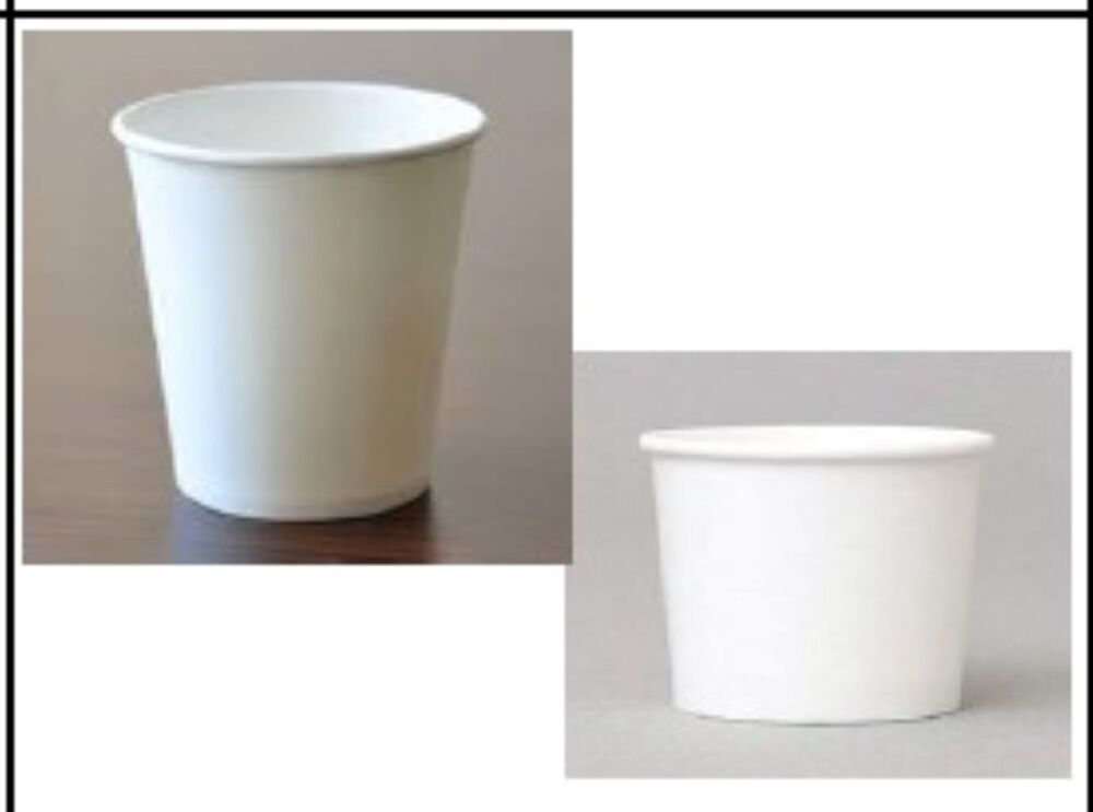 Paper Cup - 150ml/200ml | White Pe Paper Versatile For Hot And Cold Beverages Ideal For Soups And Ice Creams