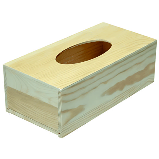 UNFINISHED TISSUE BOX