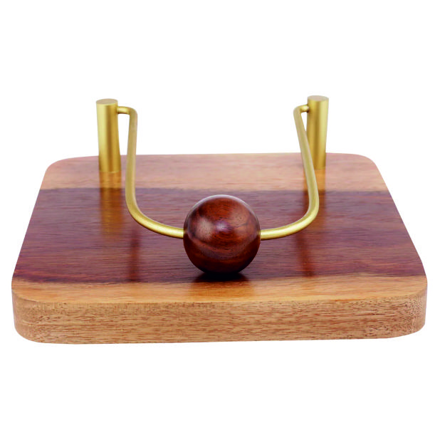 WOODEN NAPKIN STAND