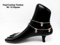 New Design Silver Anklets/payal - 925 Silver, Adjustable Size, Elegant Design, Perfect For Festive Occasions, Handcrafted With Intricate Details