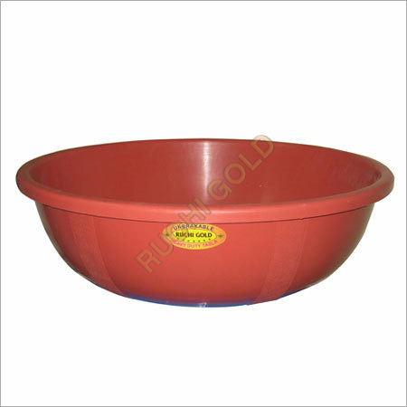 ऑरेंज प्लास्टिक तसला (तगारी)