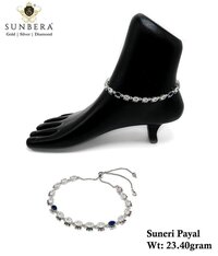 New Design 92.5 Silver Anklets