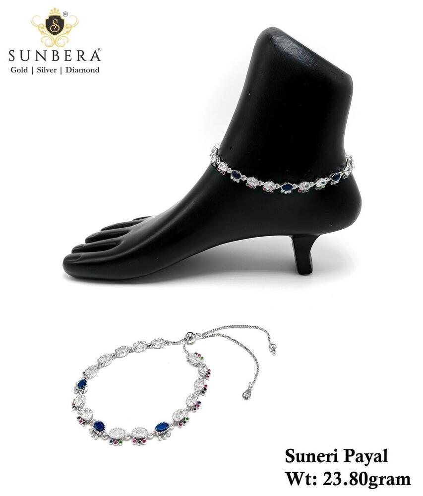 New Design 92.5 Silver Anklets