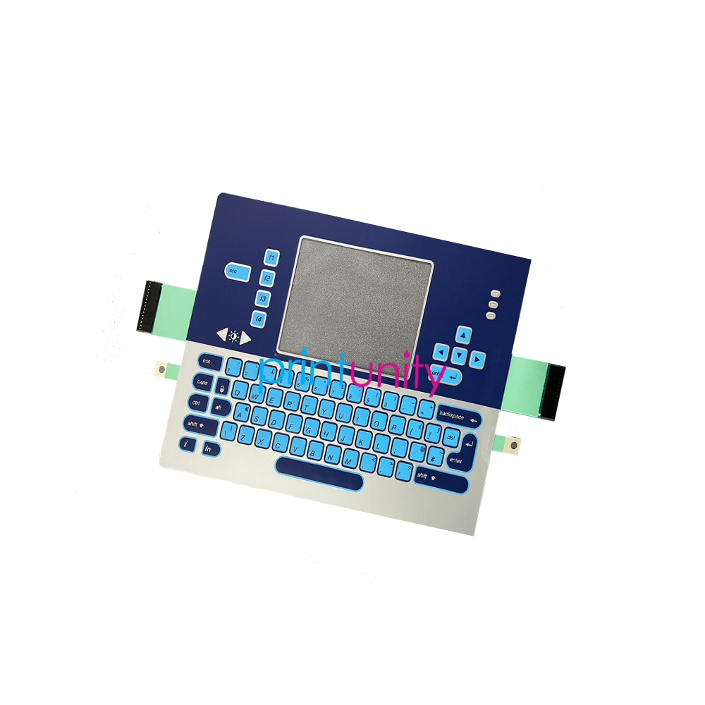Keypad For 1000 Series Videojet Printer - Polycarbonate, Semi-automatic, Colored, 220 Volt, Compatible With Printunity Inks, Cij Printing Technology