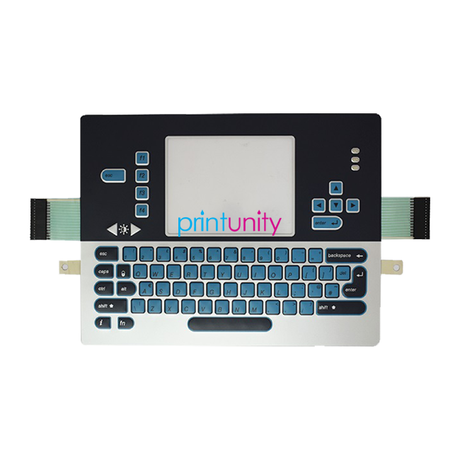 Keypad For 1000 Series Videojet Printer - Polycarbonate, Semi-automatic, Colored, 220 Volt, Compatible With Printunity Inks, Cij Printing Technology